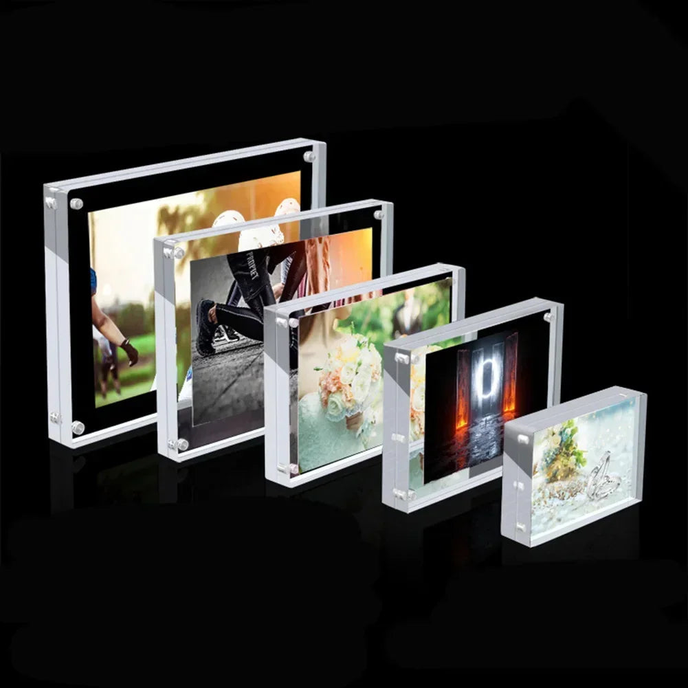 Transparent Photo Frame Acrylic Magnetic