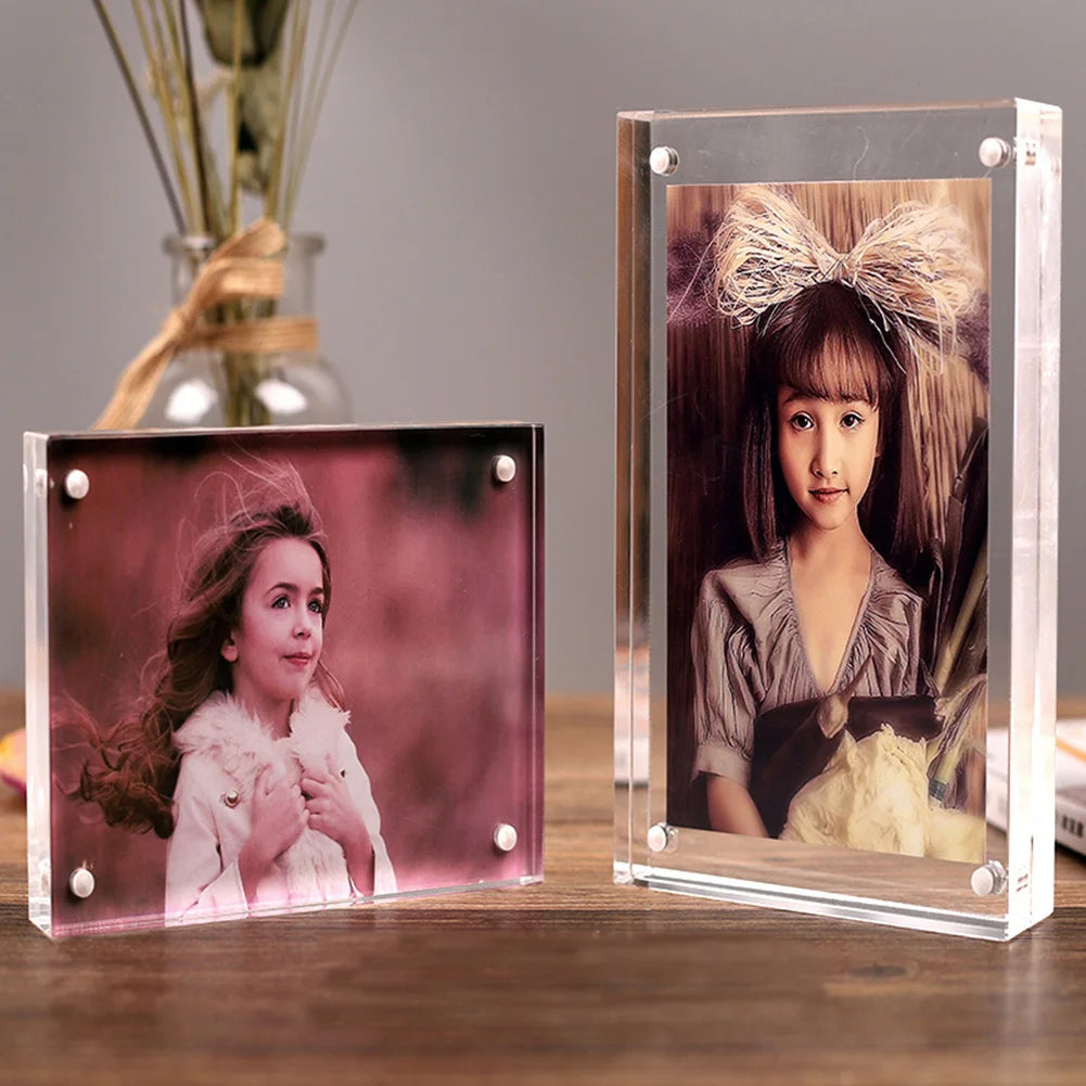 Transparent Photo Frame Acrylic Magnetic